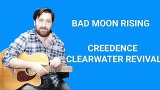 How to play Bad Moon Rising (Creedence Clearwater Revival) | Beginner Guitar Lesson