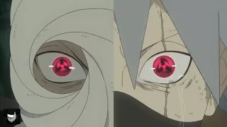 Kakashi and Obito awakens Mangekyo Sharingan