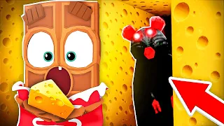 🧀🐁  ПОБЕГ От *ЗЛОЙ* КРЫСЫ ! СЫРНЫЙ ЛАБИРИНТ в ROBLOX ! ЧОКО