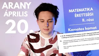 Kamatos kamat | A matekérettségi második részének legkönnyebb feladatai 🎓