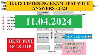 BRITISH COUNCIL IELTS LISTENING PRACTICE TEST - 11.04.2024