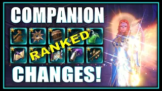 All Companion Updates (past 2 weeks) Tested and Ranked! (aoe + st) - Neverwinter M25