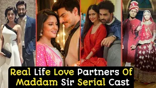 Real Life Love Partners Of Maddam Sir Serial Cast ! Rahil Azam ! Gulki Joshi !