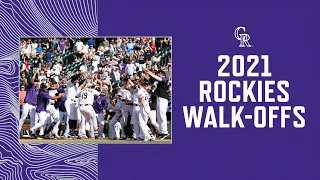 All 12 Rockies Walk-Offs in 2021 (MLB RECORD!)