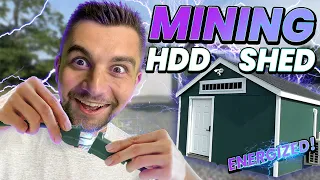 Energizing the HDD Mining Shed! Passive Income with Hard Drives!