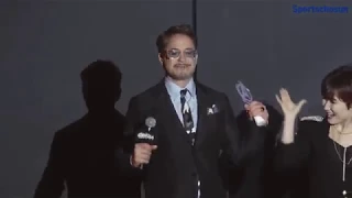 Robert Downey Jr emotional thank you message to fans at Avengers Endgame fan event in South Korea