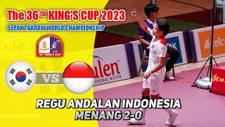 REGU ANDALAN MENANG 🇮🇩 INDONESIA VS KORSEL 🇰🇷 King's Cup Thailand 2023