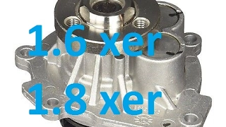 How to replace water pump on 1.6, 1.8 Astra, Zafira, Insignia, Vectra a16xer a18xer