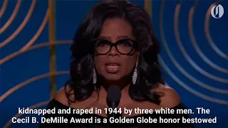 Oprah Gives Powerful #MeToo Speech At Golden Globes