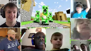 MINECRAFT CREEPER RAP | Dan Bull | ENDING A [REACTION MASH-UP]#718