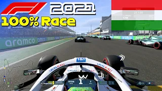 F1 2021 - Let's Score Points With Mick #11: 100% Race Hungary