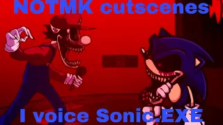 FNF Nightmare of the Mushroom Kingdom but I voice Sonic.EXE in the cutscenes