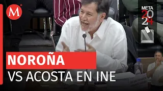 Noroña se enfrenta a Guadalupe Acosta Naranjo | Meta 24: la revisión