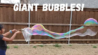 How to make giant bubbles for kids | Easy DIY | Easy science experiments for kids