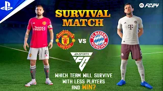 FIFA 24 | Man United vs Bayern Munich - Survival Match Gameplay - PS5 - 4K