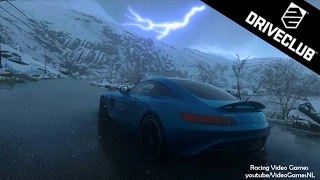 DriveClub | Heavy Snow & Rain Gameplay (Dynamic Weather Update) | Mercedes AMG GT S (PS4)