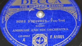 Ambrose & His Orchestra - Hors D'oeuvres (1935)