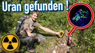 Uranium from Germany 🇩🇪 | Radioactive rocks in the Black Forest | Search for traces of uranium  ☢️