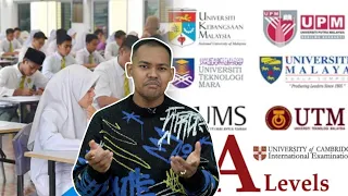 Beza Asasi, Diploma, STPM, Matrik, A-Level