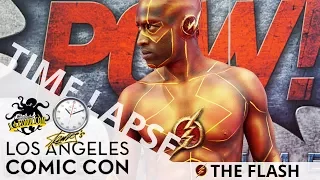 The Flash (Body Paint Time Lapse) | Stan Lee's Los Angeles Comic Con 2017 | EI Makeup School