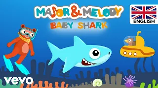 Major & Melody - Baby shark (Nursery Rhymes for Kids / UK Version)