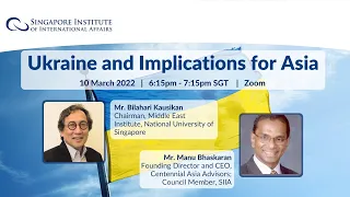 (Highlights) - "Ukraine and Implications for Asia”