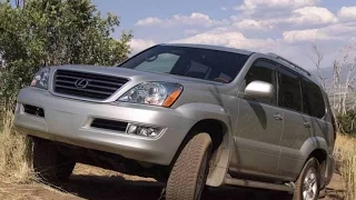 Дрифтит зимой Lexus GX470 Drift