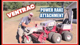 Ventrac Power Rake Attachment - THIS THING IS AMAZING!!!