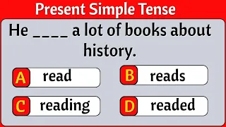 Present Simple Tense : Can You Score 12 /12? English Grammar Test!