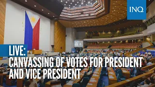 LIVE: Canvassing of votes for president and vice president (May 24 - Part 3)