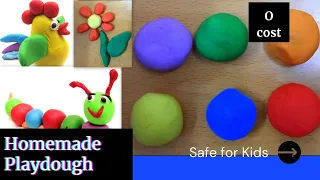 Long Lasting Playdough Recipe / Homemade Clay Making / Playdough With Flour