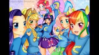 Equestria girls Helping Twilight win the Crown Remix