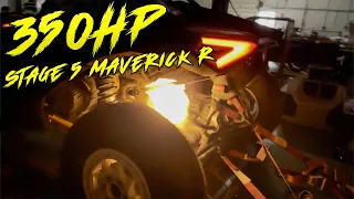 350HP Can Am Maverick R SHOOTS FLAMES! (Evo Stage 5 w/ LAUNCH CONTROL)