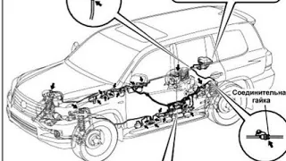 диагностика гидроподвески lexus  lx570 , toyota land cruiser 200