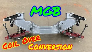 My MGBGT Autocrosser gets a coil over front suspension conversion