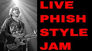 Epic Phish Style Jam Rock Guitar Backing Track (C Mixolydian)