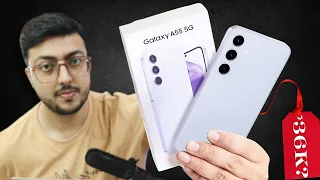 Is This the BEST Mid-Range Smartphone of 2024?🔥| Galaxy A55 Honest Review in Hindi!