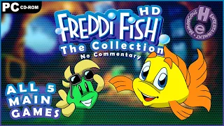 The Freddi Fish Collection (PC) - ALL 5 Main Games HD Walkthrough - No Commentary