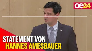 NR-Sondersitzung: Hannes Amesbauer zu der dringlichen Anfrage an Nehammer