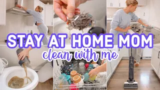 STAY AT HOME MOM CLEAN WITH ME // CLEANING MOTIVATION // BECKY MOSS // POSTPARTUM CLEANING