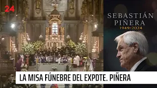 La misa fúnebre del expresidente Sebastián Piñera en la Catedral de Santiago | 24 Horas TVN Chile