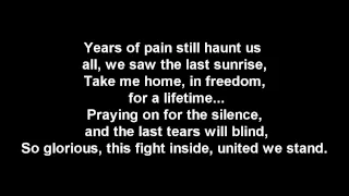 DragonForce - Heroes Of Our Time (Lyrics)