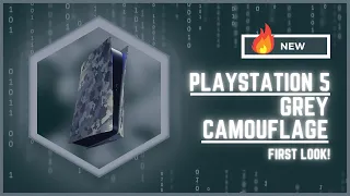 PS5 Grey Camouflage Case First Look!