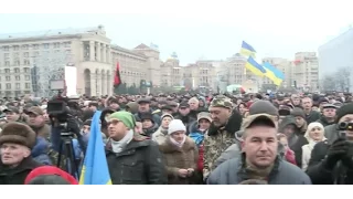 Protesters gather at Kiev’s central square; demand dialogue with gov’t