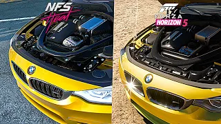 Forza Horizon 5 vs NFS Heat Engine Sound Comparison (Garage)