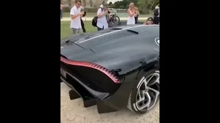 caught on camera😱😱the $18,700,000 Bugatti La Voiture Noire on the streets #shorts #viral #subscribe