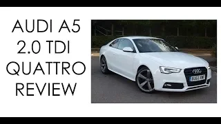AUDI A5 QUATTRO BLACK EDITION 2.0 TDI OWNERS UK REVIEW