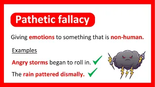 What is PATHETIC FALLACY? Learn with Examples