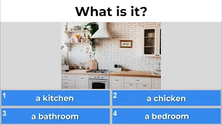 Quiz to learn English: My house