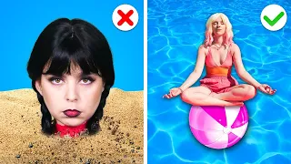 Wandinha e Enid Nas Férias de Verão || Dicas Legais De Verão E Muita ⛱️ Diversão por Gotcha! Viral